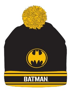 E plus M Detská / chlapčenská zimná pletená čiapka s brmbolcom Batman