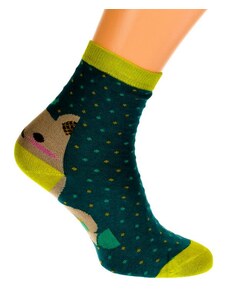 AURA.VIA Zelené ponožky MONA