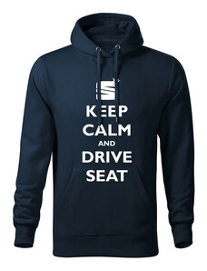 T-ričko Keep calm and drive Seat pánska mikina
