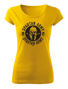 DRAGOWA dámske krátke tričko Archelaos, žltá 150g/m2