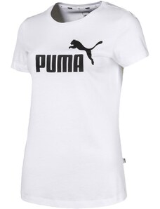 Dámske tričko Puma Ess Logo Tee biele 851787 02
