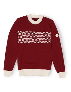 Vasky vlnený sveter Merino Red - Dámsky sveter čevený z merino vlny