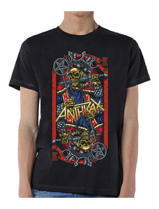 RUKA HORE Pánske tričko Anthrax Evil King Čierna