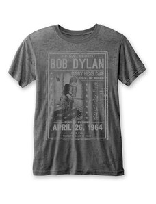 RUKA HORE Pánske tričko Bob Dylan Curry Hicks Cage Šedá
