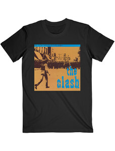 RUKA HORE Pánske tričko The Clash Black Market Čierna