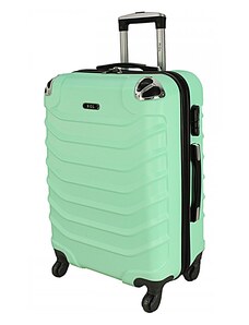 Rogal Zelený odolný cestovný kufor do lietadla "Premium" - veľ. M