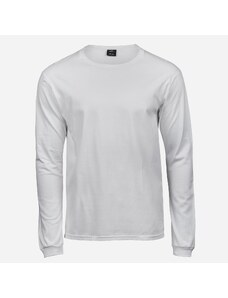Tee Jays Biele soft tričko s dlhými rukávmi