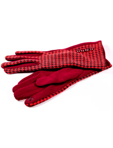 Zimné dámske textilné rukavice Raisa ZRD008 béžová, červená, hnedá, čierna, šedá