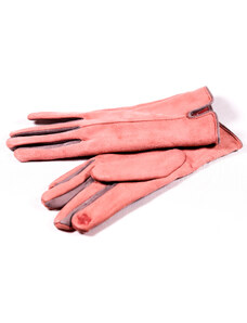 Zimné dámske textilné rukavice Elina ZRD009 růžová