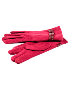 Zimné dámske textilné rukavice Talvikki ZRD010 bordó
