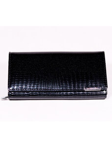 Dámska kožená peňaženka Jennifer Jones Leys DP005 čierna