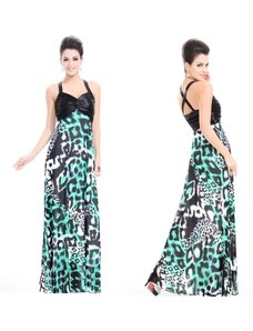 Ever Pretty luxusné dlouhé spoločenské tygrované šaty