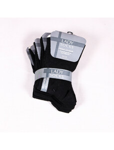 Dámske bavlnené ponožky Lady Socks DBP001 5pack čierna