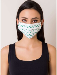Fashionhunters White and green reusable mask