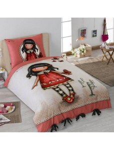 Halantex Bavlnené posteľné obliečky Santoro Gorjuss London - motív Time to Fly - 100% bavlna - 70 x 90 cm + 140 x 200 cm