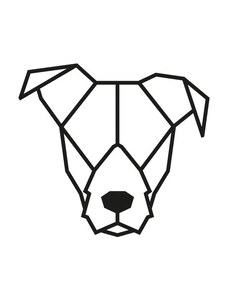 BeWooden Drevená dekorácia Doggie Siluette