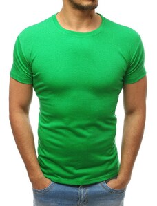 Dstreet Zelené pánske tričko bez potlače