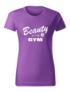 T-ričko Beauty in the gym dámske tričko
