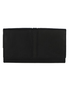 Dámska kožená peňaženka čierna - Delami Lestiel 2 čierna