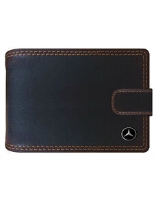 MERCEDES-BENZ kožená pánska peňaženka RFID bezpečnostná. Peňaženka pre motoristov.