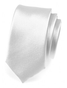 Strieborná úzka kravata SLIM Avantgard 551-737