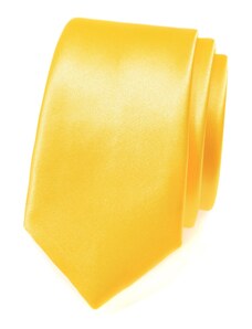 Kravata SLIM výrazná žltá Avantgard 551-770