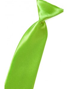 Chlapčenská kravata jasne zelená lesk Avantgard 558-780