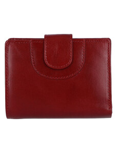 Elegantná kožená peňaženka tmavočervená - Tomas Pilia červená