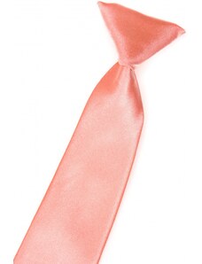 Chlapčenská kravata - Lososová s leskom Avantgard 558-798