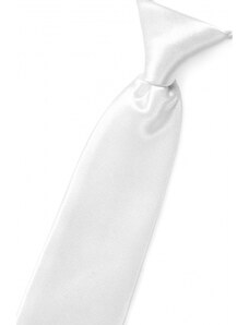 Chlapčenská kravata biela lesk Avantgard 558-9019