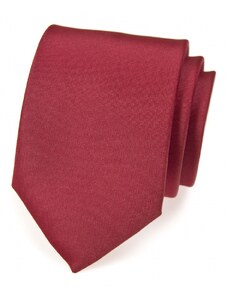 Hladká bordó kravata matná Avantgard 559-7054