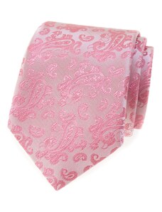 Ružová kravata so vzorom Paisley Avantgard 561-81277