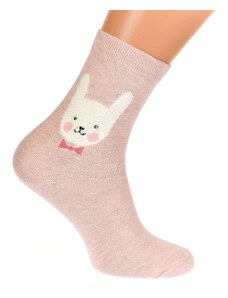 AURA.VIA Svetlo-ružové ponožky ANI