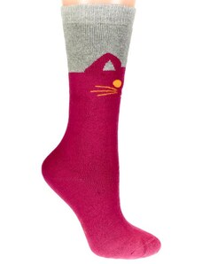 AURA.VIA Termo detské cyklamenové ponožky CATI