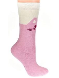 AURA.VIA Termo detské ružové ponožky CATI