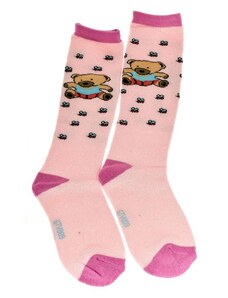 AURA.VIA Termo detské svetlo-ružové ponožky MILO