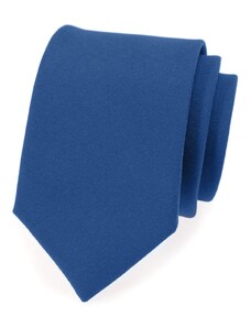 Modrá pánska kravata v matnom prevedení Avantgard 561-9837