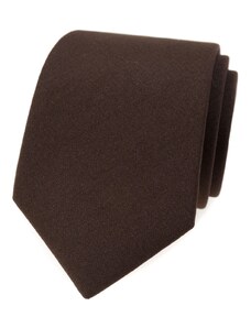 Pánska matne hnedá kravata Avantgard 561-9855