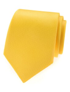 Kriklavo žltá matná pánska kravata Avantgard 561-9927