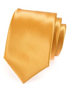 Pánska kravata LUX v zlatej farbe Avantgard 561-9009