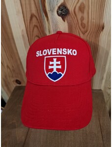 Sľuk Šiltovka Slovensko - červená