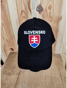 Sľuk Šiltovka Slovensko - čierna