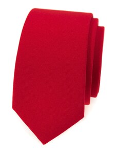 Červená slim kravata Avantgard 571-9857