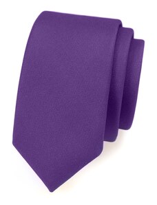 Matne fialová slim kravata Avantgard 571-9839
