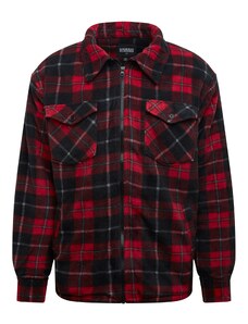 Urban Classics Prechodná bunda červená / čierna / biela