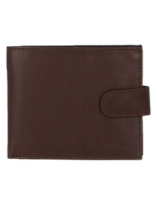 Pánska kožená hnedá peňaženka - Delami 9371 hnedá