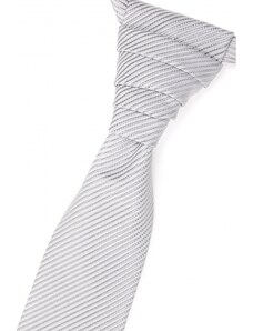 Francúzska kravata s ľahkým lesklým prúžkom Avantgard 577-44