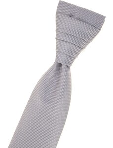 Šedá štruktúrovaná francúzska kravata Avantgard 577-55000