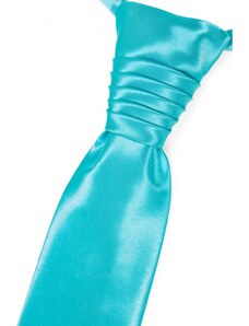 Moderná tyrkysová francúzska kravata Avantgard 577-9002