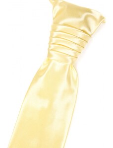 Francúzska kravata jemno žltá hladká Avantgard 577-9029